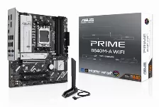 Tarjeta Madre Asus Prime B840m-a Wifi, Am5, M-atx, Pcie 4.0 Ready, Wi-fi 6e, Ddr5, 2.5gb Ethernet, Aura Sync